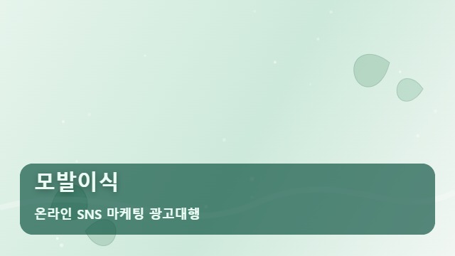 온라인 SNS 마케팅 광고대행 모발이식 모발이식 환자 유입, 단순 노출 vs 전환형 차이 대표 이미지