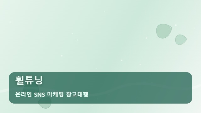 온라인 SNS 마케팅 광고대행 휠튜닝 휠튜닝 단골 만드는, 체계적인 과정은? 대표 이미지